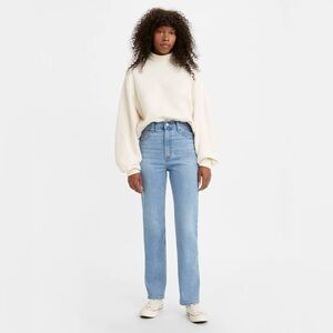 70'S HIGH RISE SLIM STRAIGHT WOMEN'S JEANS